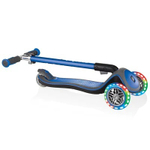 Самокат Globber Elite Deluxe Lights синий