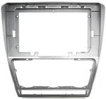 Магнитола для Skoda Octavia A5 2004-2013 (рамка серебро) - Teyes CC3-2K монитор 13", QLED+2K, Android 10, Быстрая, 4G SIM-слот, CarPlay