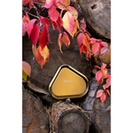 Подсвечник треугольный с титановым покрытием из коллекции edge, 21х17 см