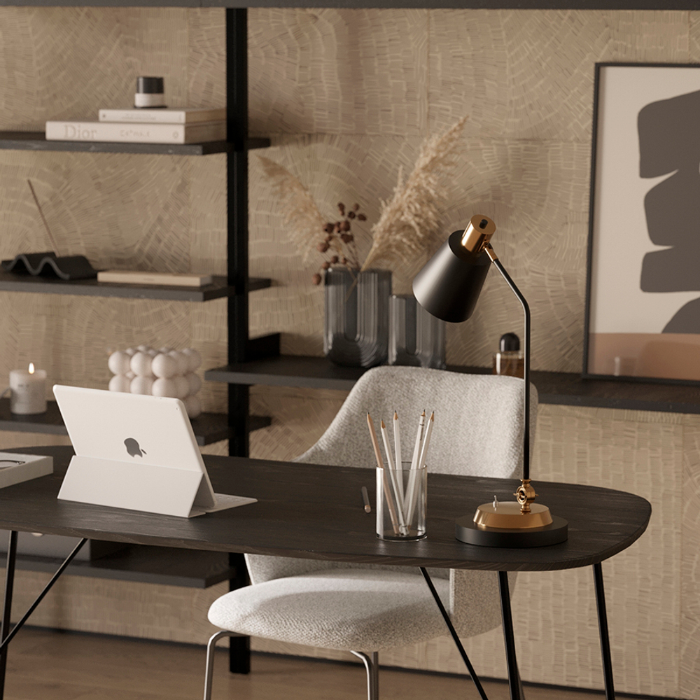 Стол письменный ander, 142,5х74 см, черный