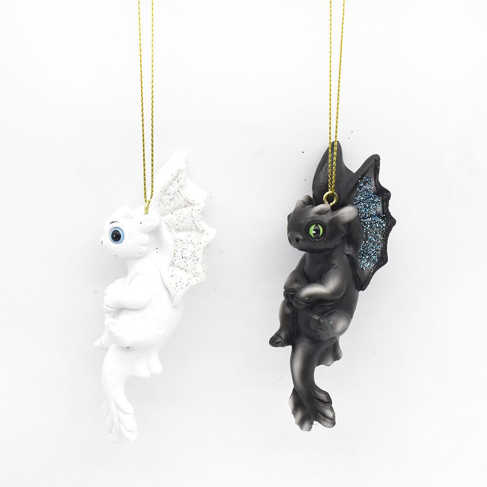 GAEM Изделие декоративное подвесное "Дракон", L4 W3 H11 см, 4в.