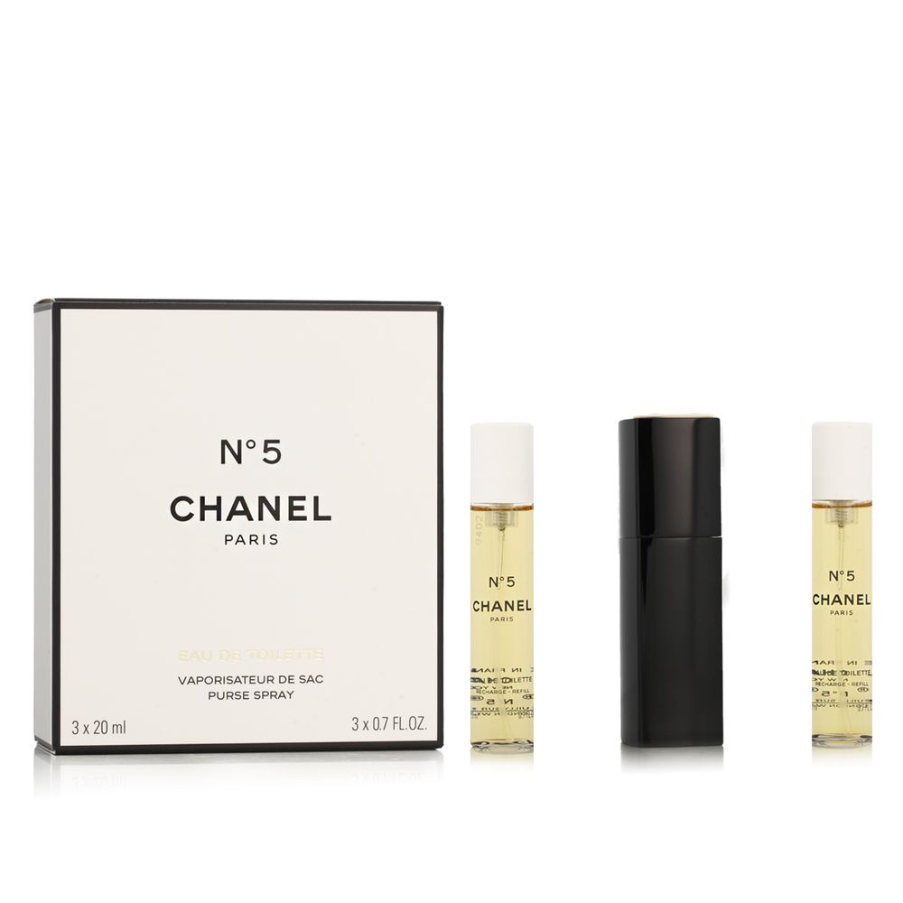 Chanel No 5 EDT Refillable 20 ml + EDT Refill 2 x 20 ml (woman) 60 ml