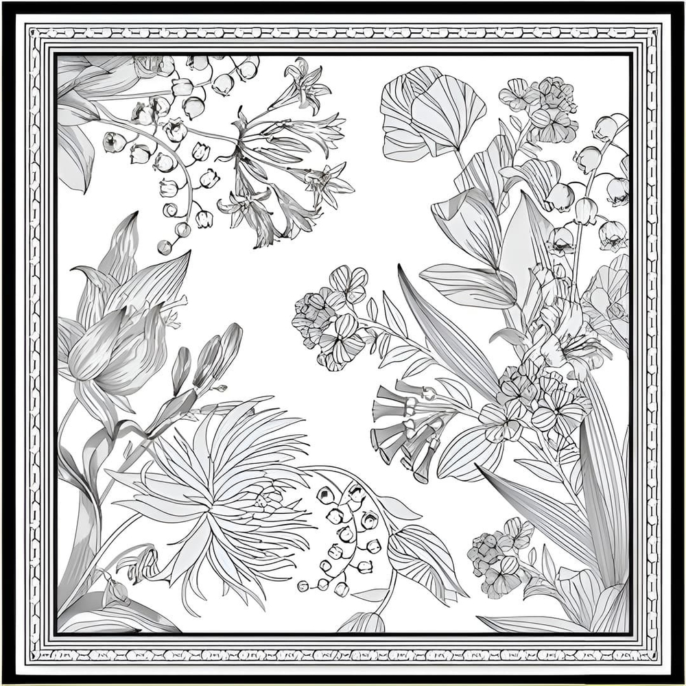 Платок двойной печати 88x88 см AV-BSD1031240261