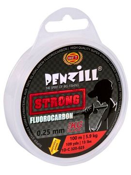 Леска монофильная WFT Penzill FLUOROCARBON Strong 100 м, 0,25 мм