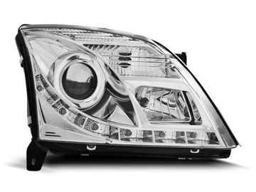 Передние фары Opel Vectra C daylight chrome drl D2S