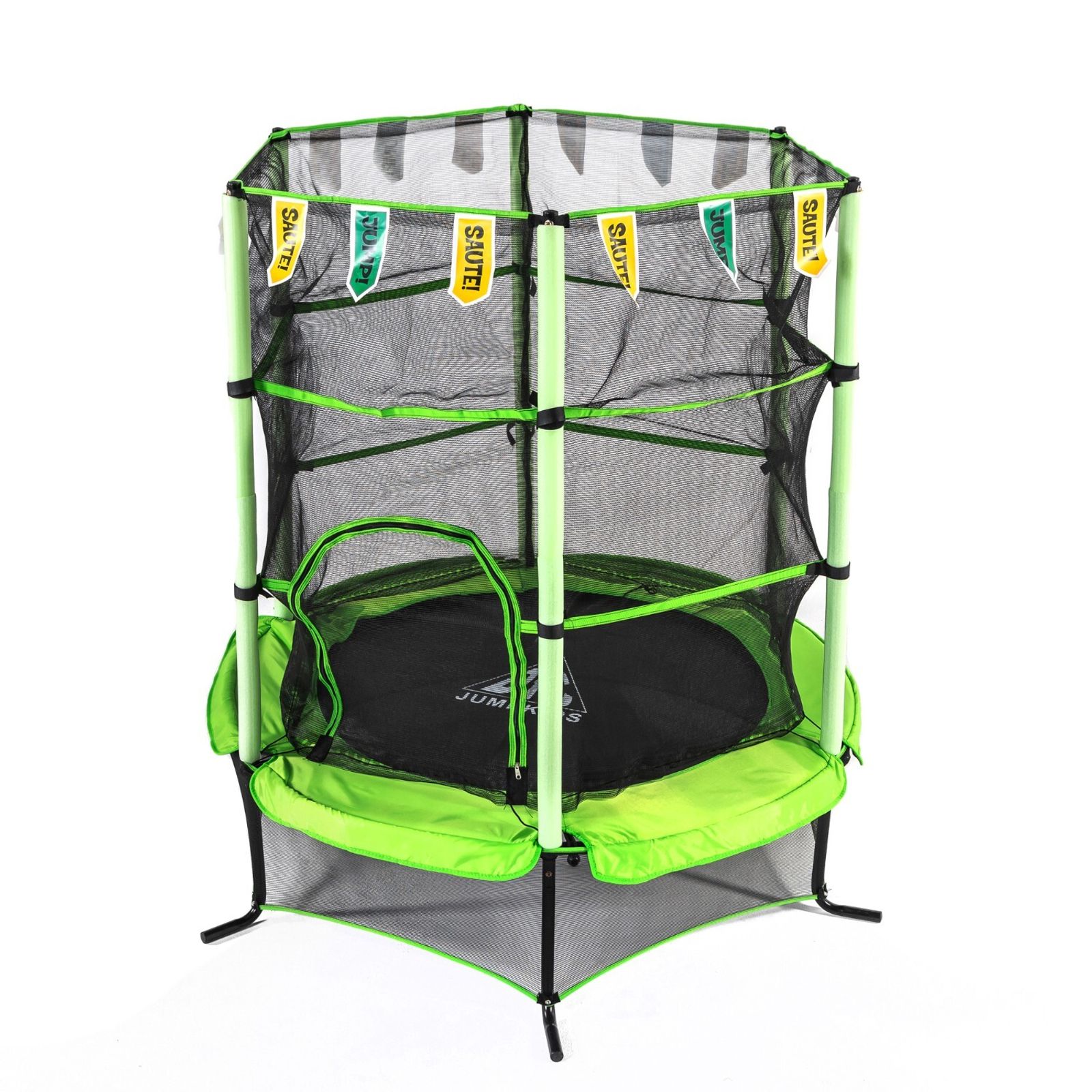 Батут DFC JUMP KIDS 55" зеленый фото №1