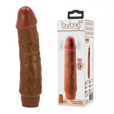 Реалистичный вибратор Jeff мультискоростной (19,5 см)