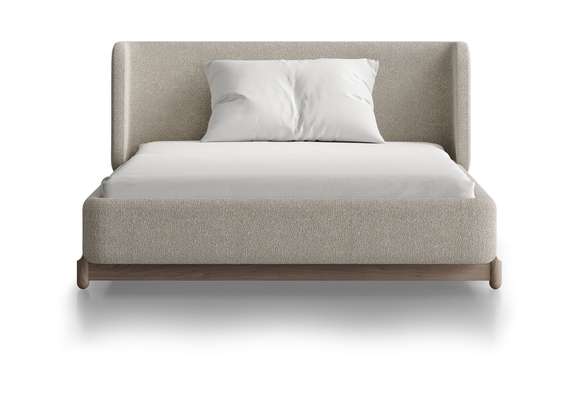 Кровать Basic спальное место 120*200 см (молочный, букле)