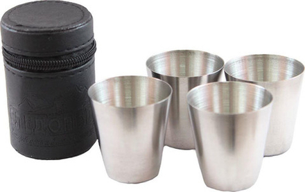 Рюмка большая «СЛЕДОПЫТ» (Д52мм) набор в кожаной тубе (PF-CWS-P28SET)