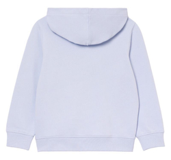 Кофта для мальчика теннисная Lacoste Roland Garros Edition Embroidered Pique Sweatshirt - небесный