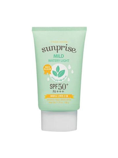 Etude House Sunprise Mild Watery Light SPF 50+/PA++++ крем для кожи солнцезащитный легкий