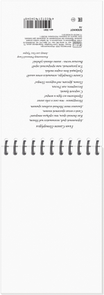 Блокнот формат А6 60 листов на металлическом гребне "Акварельный Питер" нелинованный