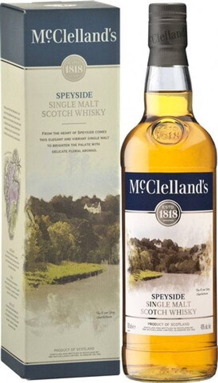 Виски McClelland's Speyside gift box, 0.7 л