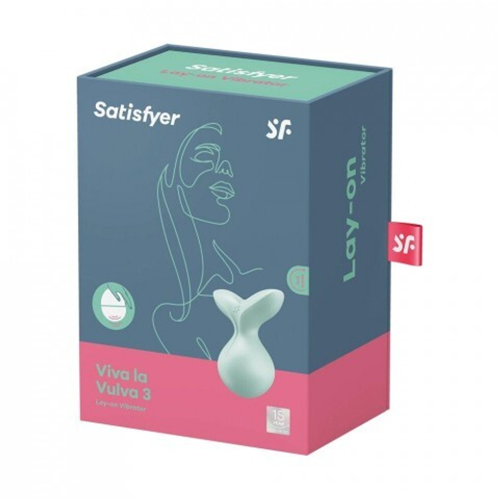 Стимулятор клитора Satisfyer Viva la Vulva 3 мятный