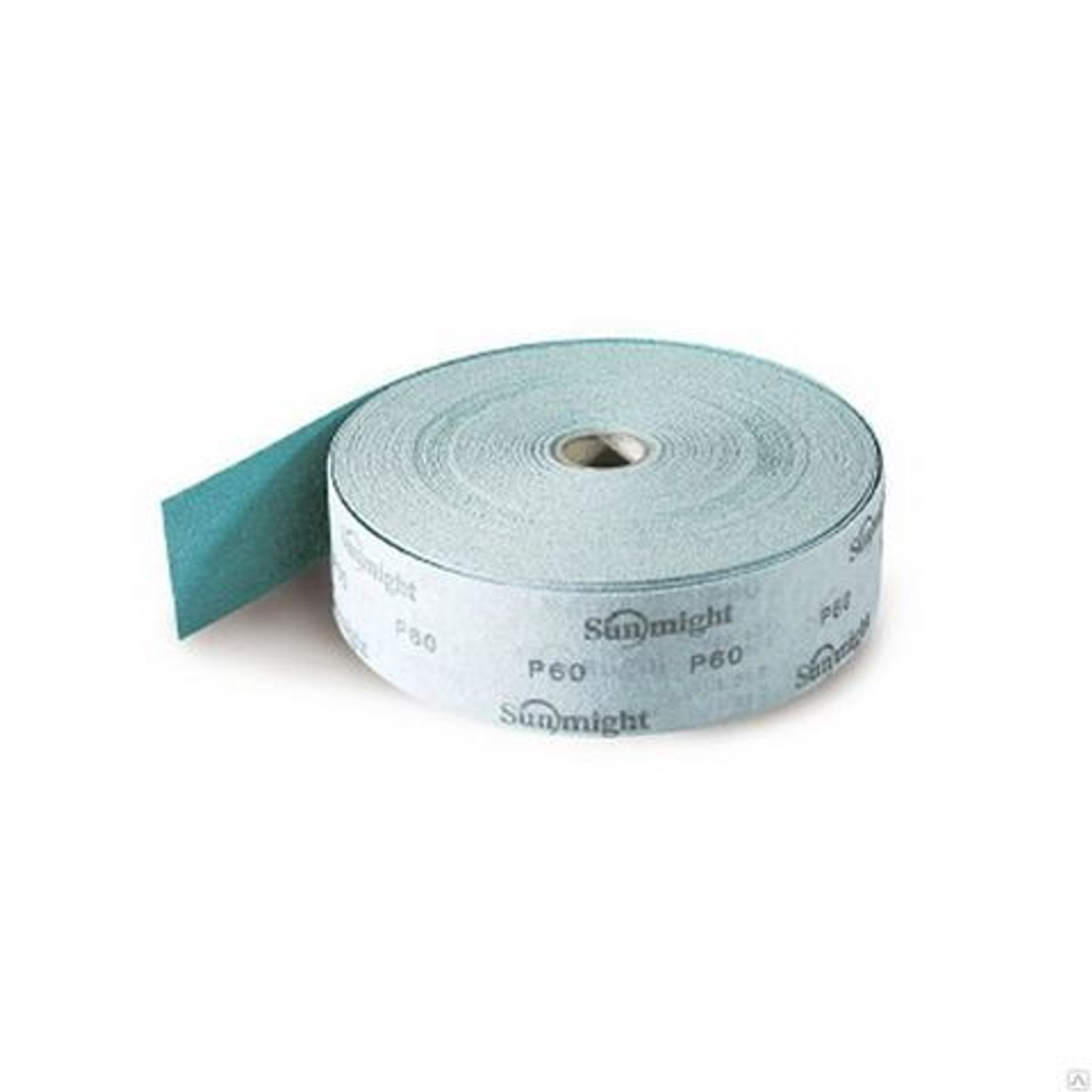 Sunmight бумага L312Т в рул 115ммх50м зел 11408 Р120 (на липучке)
