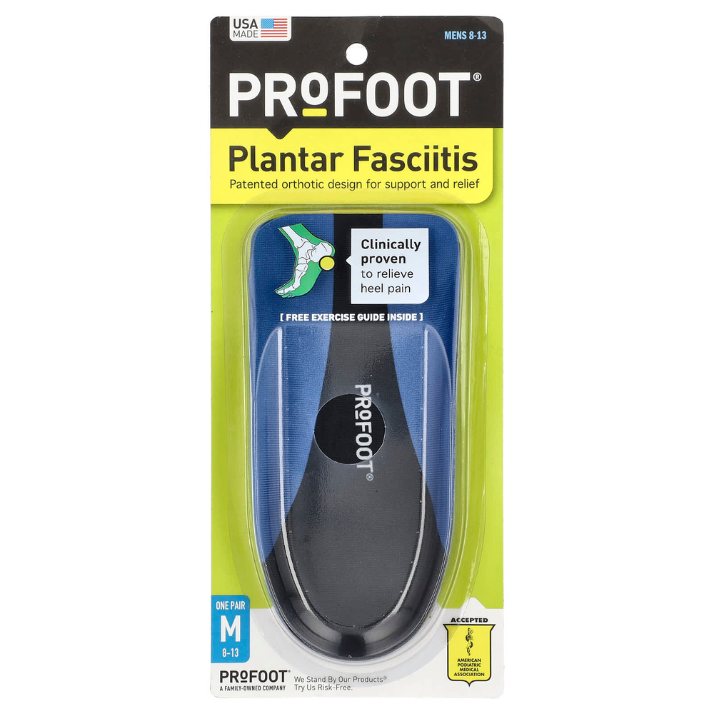Profoot, подошвенный фасциит, для мужчин 8–13 лет, 1 пара