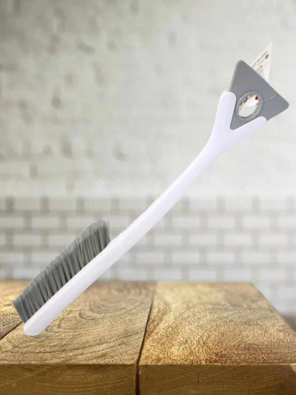 Щетка от снега и льда с мягкой распушенной щетиной+съемный скребок (52 см) ABR11R