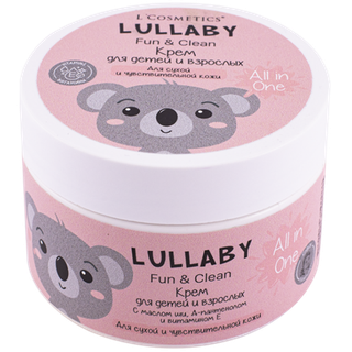 Крем для тела для сухой и чувствительной кожи L`COSMETICS Lullaby Fun&Clean 250 мл