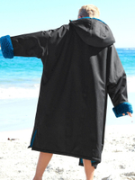 Плащ водонепроницаемый с флисовой подкладкой Next B06-454, Черный, Синий