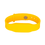 Силиконовый RFID браслет EM-Marine “PRESTIGE” ЖЁЛТЫЙ, с застёжкой