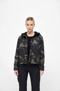 Brandit WOMEN FRONTZIP WINDBREAKER darkcamo