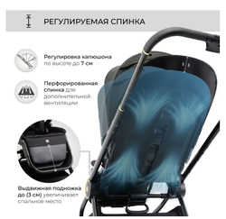 Коляска 2в1 Sweet Baby Elegante GL Black