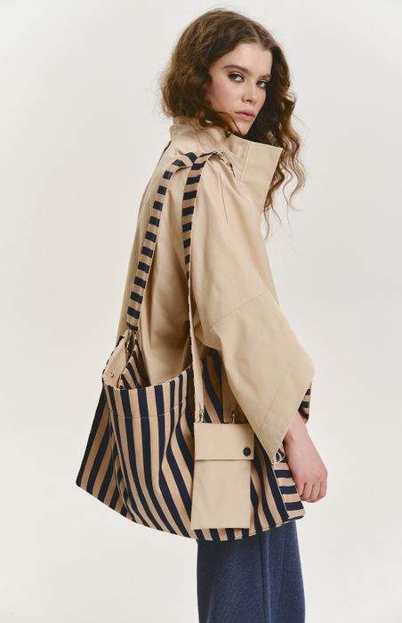 СУМКА ЭЛИН СИНИЙ В ПОЛОСКУ