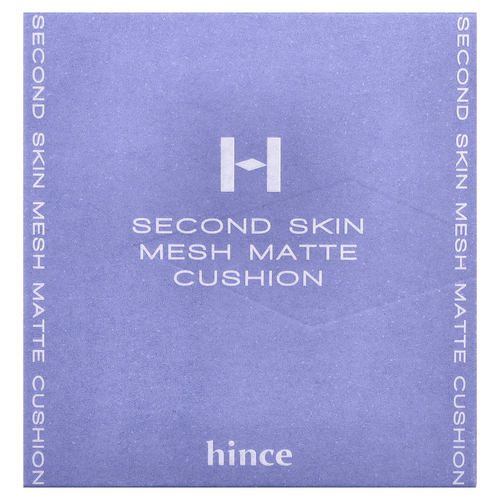 Hince, Second Skin Mesh, матирующий кушон, SPF 40 PA++, оттенок 23 песочный, 12 г (0,42 унции)