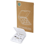 Savvy модульный кабель для зарядки из переработанной пластмассы с держателем для мобильного телефона