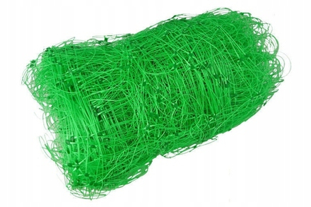 Сетка садовая для вьющихся растений 1,7х500м, зеленая, размер ячейки 15х15см