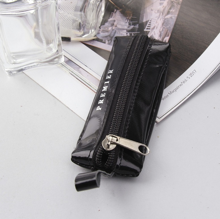 Ключница на молнии Premier, кольцо, цвет черный