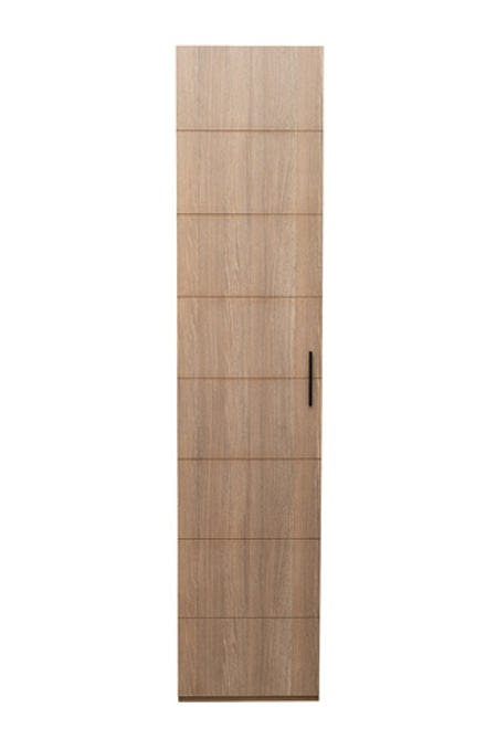 GD-10014/2-3 Шкаф Альто(Alto) пенал c полками,цвет дуб Урбан Кофейный, фасад глухой 50*57*228.5см