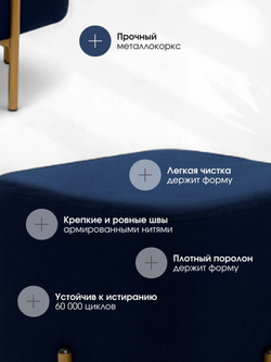 Пуф Аликанте Синий
