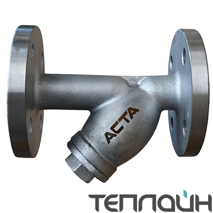 Фильтр нержавеющий фланцевый АСТА-Ф153-16-250-0,5-100 DN 100 PN 16 фланцевы