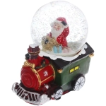 Сувенир Снежный шар «Новогодний паровоз»5.5*8*11 см (с подсветкой), микс