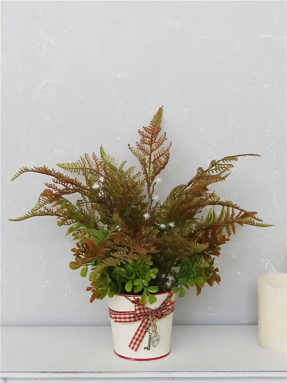 Композиция из искусственных растений "Прованские травы"