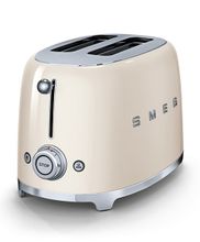 Smeg Тостер на 2 тоста, кремовый