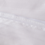 Комплект постельного белья Страйп Сатин Однотонный на резинке CTR036