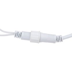 ULD-S1000-120-SWK WARM WHITE IP67 Гирлянда светодиодная со статическим свечением. 10м. Соединяемая.120 светодиодов. Теплый белый свет. Провод белый. ТМ Uniel
