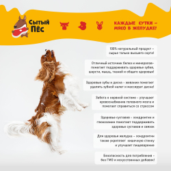 Лакомства для собак Сытый пёс / Утиные лапки / 100 грамм