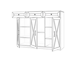 Бэль Комод широкий Слоновая кость