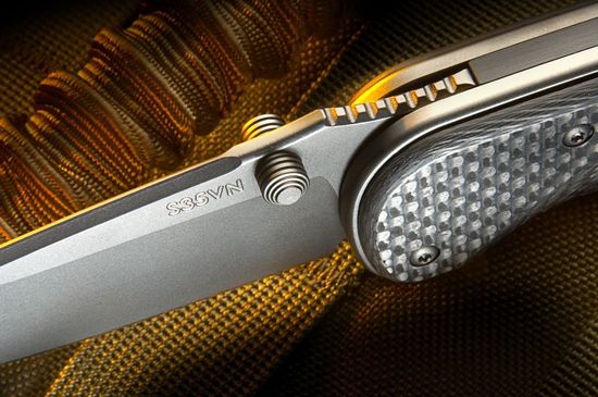 Складной нож скл. Spartan Blades Akribis Folder SB/SF1MGMGCF c клинком из стали CPM-S35VN, рукоять титан / карбон