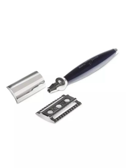 Т-образная бритва (станок) Edwin Jagger B3SR, сине-фиолетовый