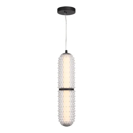 SL6144.403.01 Светильник подвесной ST-Luce черный/прозрачный LED 1*22W 4000K SAGUARO