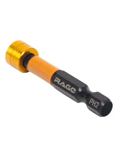 Биты с магнитным ограничителем PH2 x 50 мм 3 шт для ДСП гипсокартона RAGE