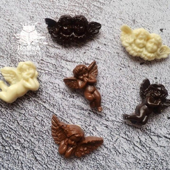 339 | Форма для шоколадных конфет "Ангелочки" (275*175мм)