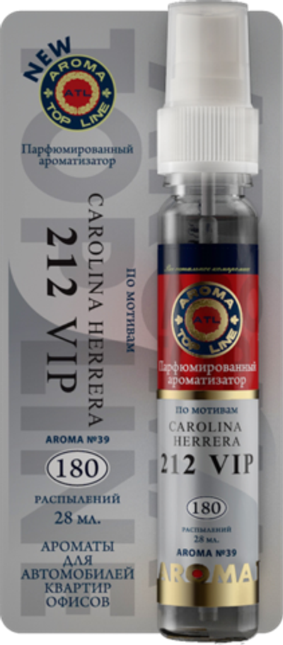 Ароматизатор воздуха жидкий (спрей) AROMA TOP LINE №39  212 VIP
