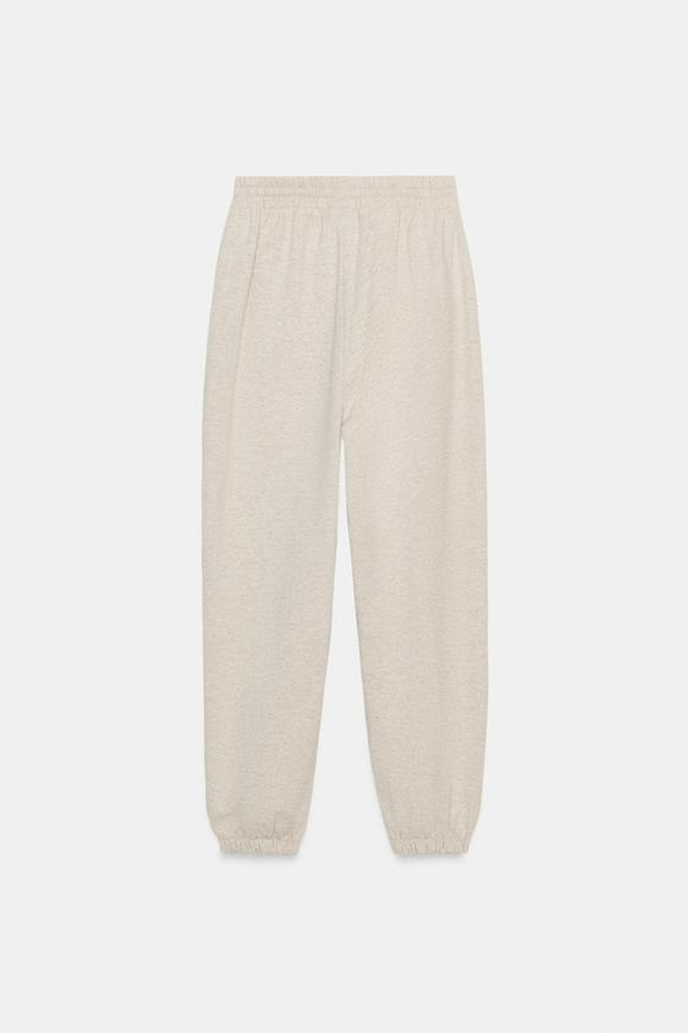 ZARA БРЮКИ-ДЖОГГЕРЫ ST. MORITZ®, БЕЖЕВЫЙ МЕЛАНЖ