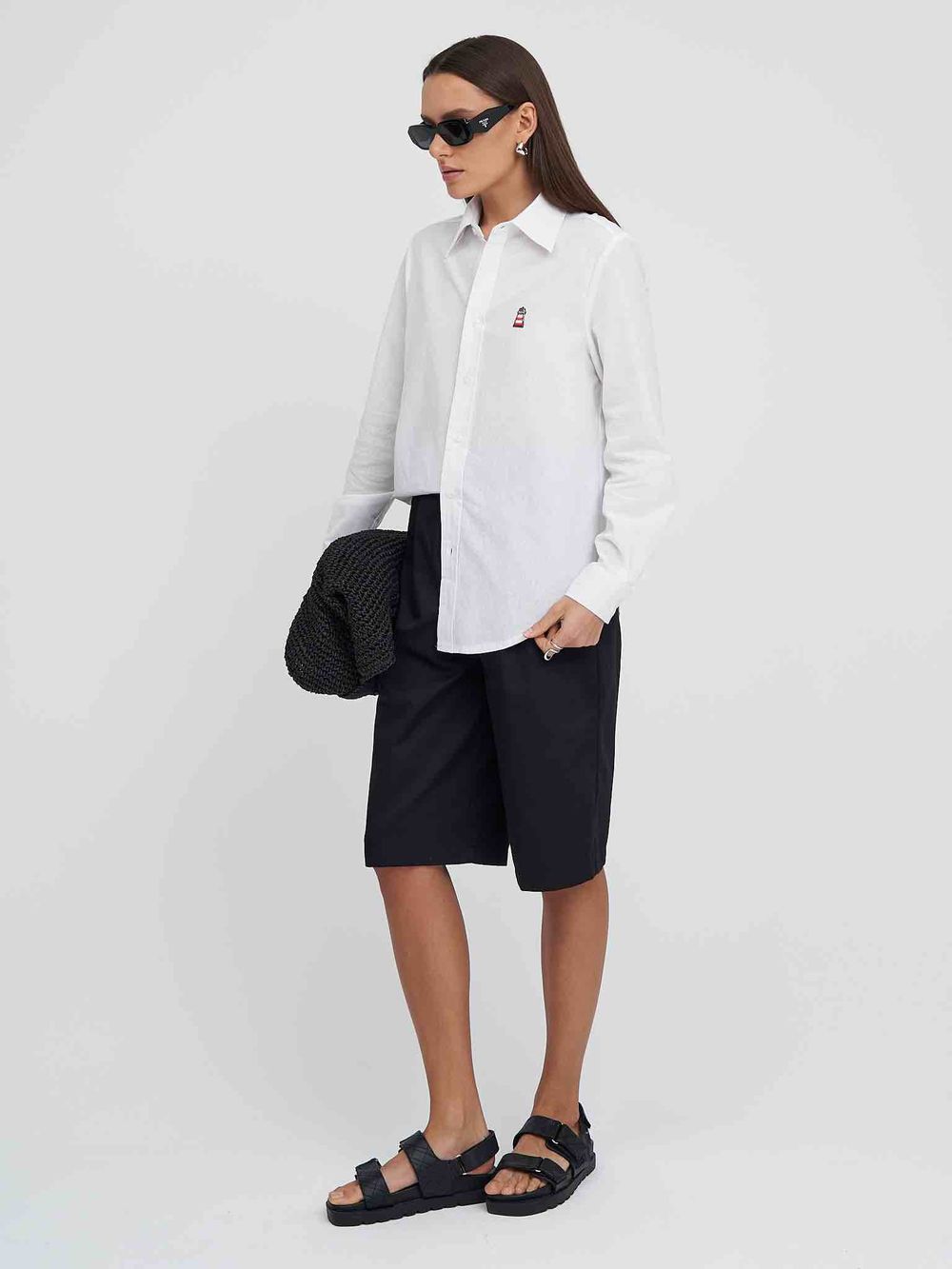 Рубашка Kefirmaykifer Тонкая белая