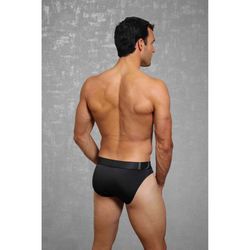 Мужские трусы слипы с широкой резинкой черные Doreanse 1225